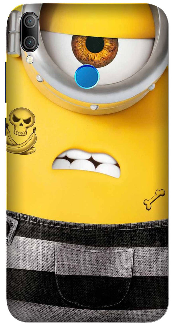 Minion Mobile Back Case for Realme 3i  (Design - 324)