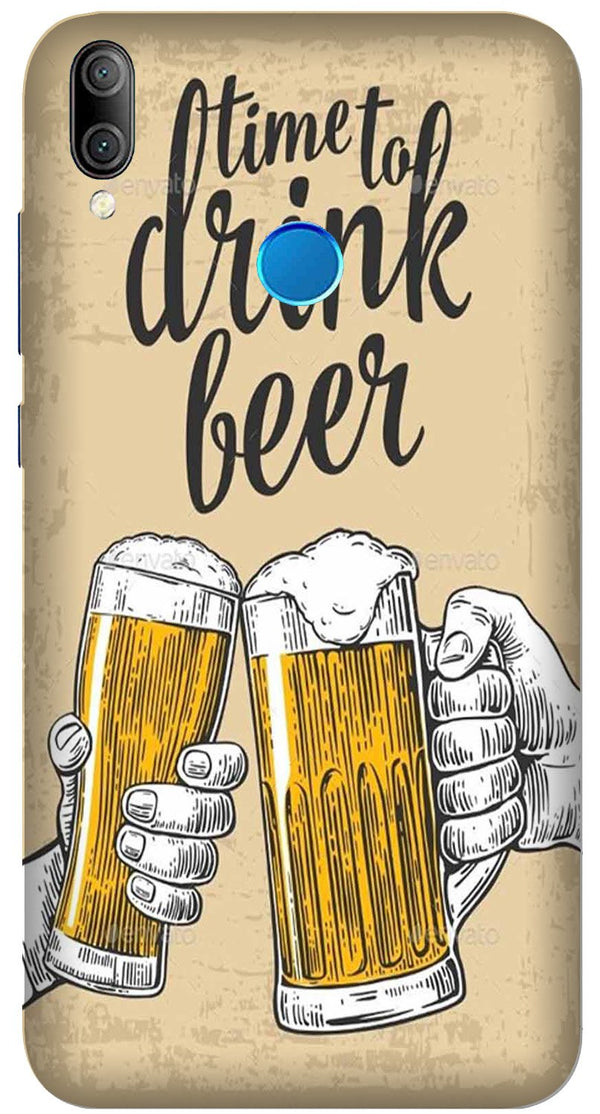Drink Beer Mobile Back Case for Xiaomi Redmi 7  (Design - 328)