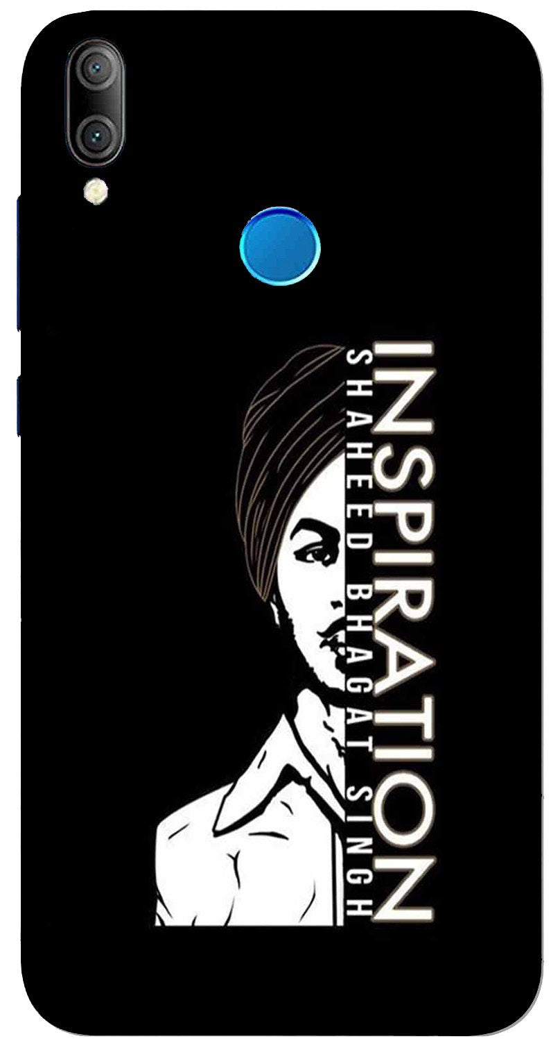 Bhagat Singh Mobile Back Case for Realme 3i  (Design - 329)