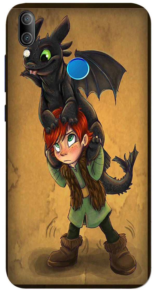 Dragon Mobile Back Case for Realme 3 Pro  (Design - 336)