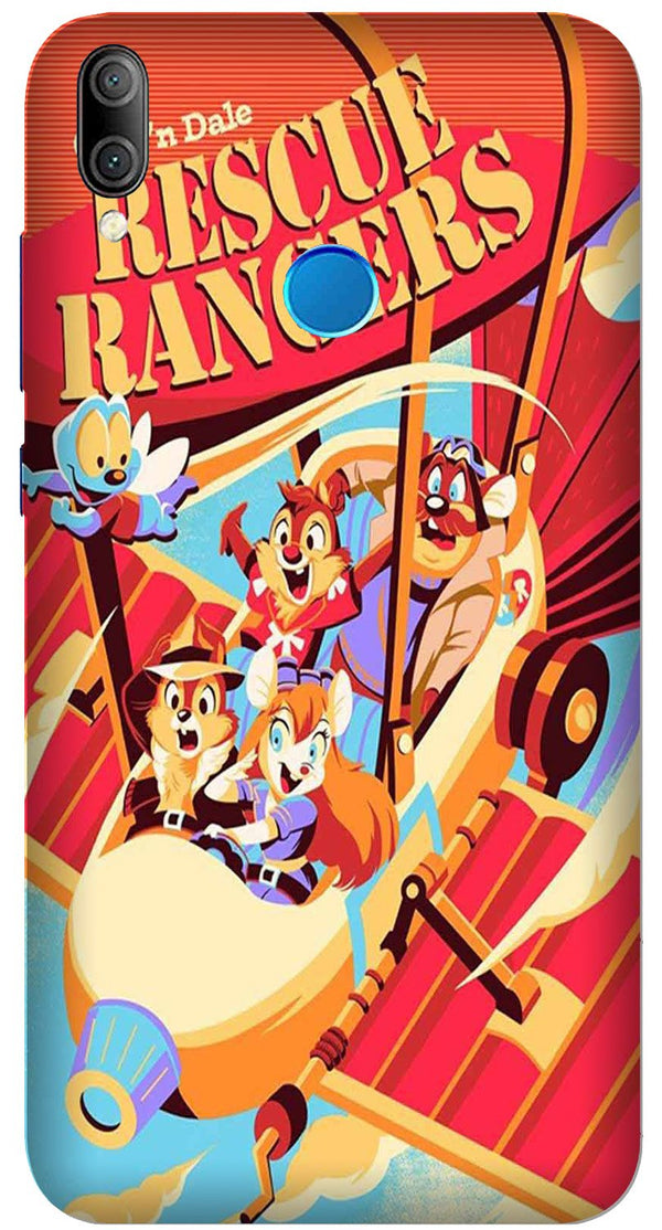 Rescue Rangers Mobile Back Case for Realme 3i  (Design - 341)