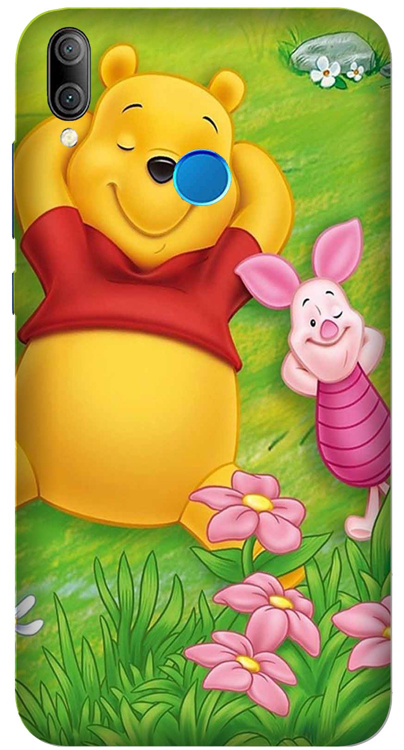 Winnie The Pooh Mobile Back Case for Realme 3 Pro(Design - 348)