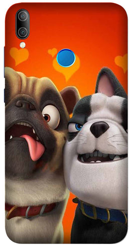 Dog Puppy Mobile Back Case for Realme 3 Pro(Design - 350)