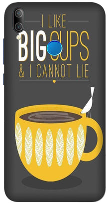 Big Cups Coffee Mobile Back Case for Realme 3 Pro  (Design - 352)