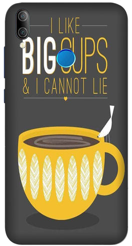 Big Cups Coffee Mobile Back Case for Realme 3 Pro(Design - 352)