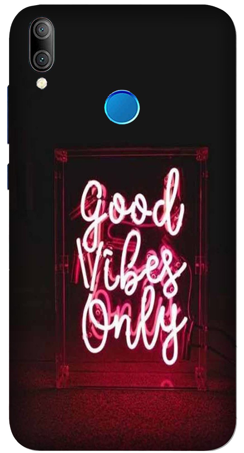 Good Vibes Only Mobile Back Case for Redmi 7  (Design - 354)
