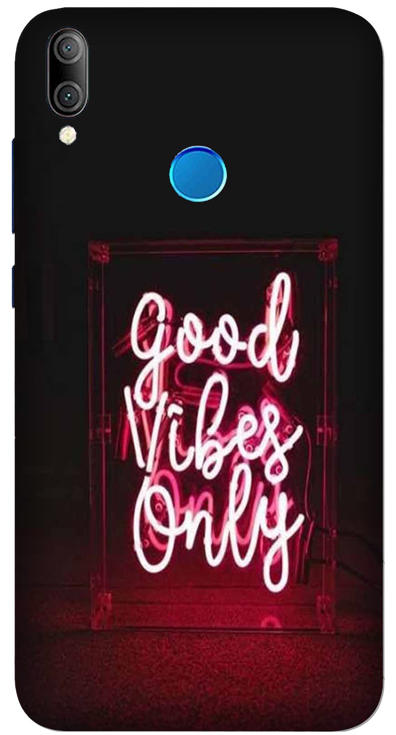 Good Vibes Only Mobile Back Case for Samsung Galaxy M10s (Design - 354)
