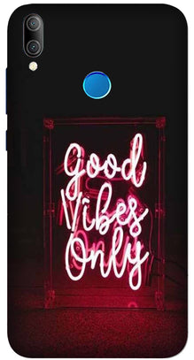 Good Vibes Only Mobile Back Case for Realme 3 Pro  (Design - 354)