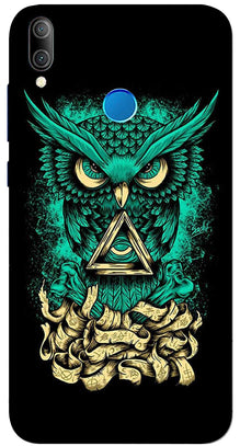 Owl Mobile Back Case for Realme 3i  (Design - 358)