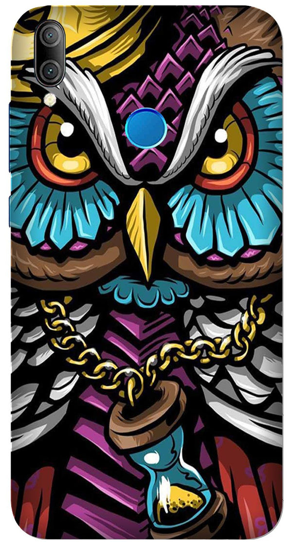 Owl Mobile Back Case for Realme 3 Pro  (Design - 359)