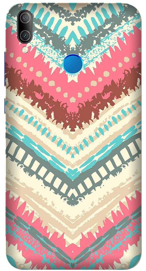 Pattern Mobile Back Case for Realme 3i  (Design - 368)