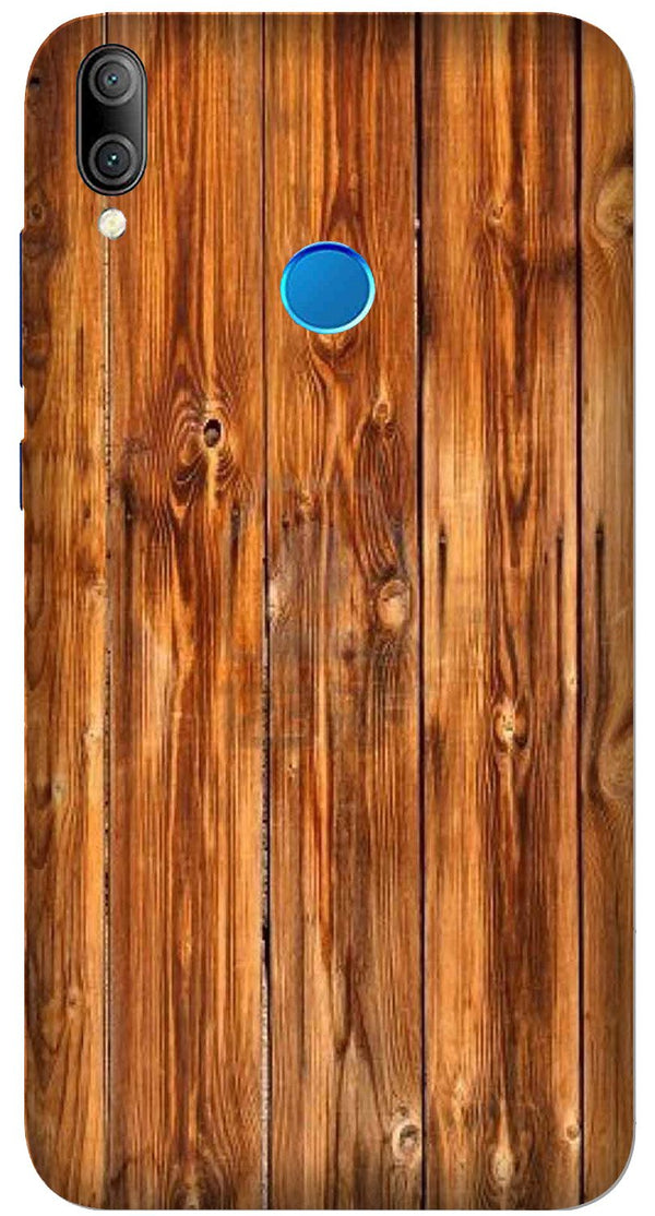 Wooden Texture Mobile Back Case for Xiaomi Redmi 7  (Design - 376)