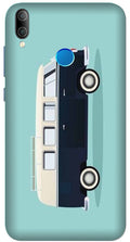 Travel Bus Mobile Back Case for Redmi 7  (Design - 379)
