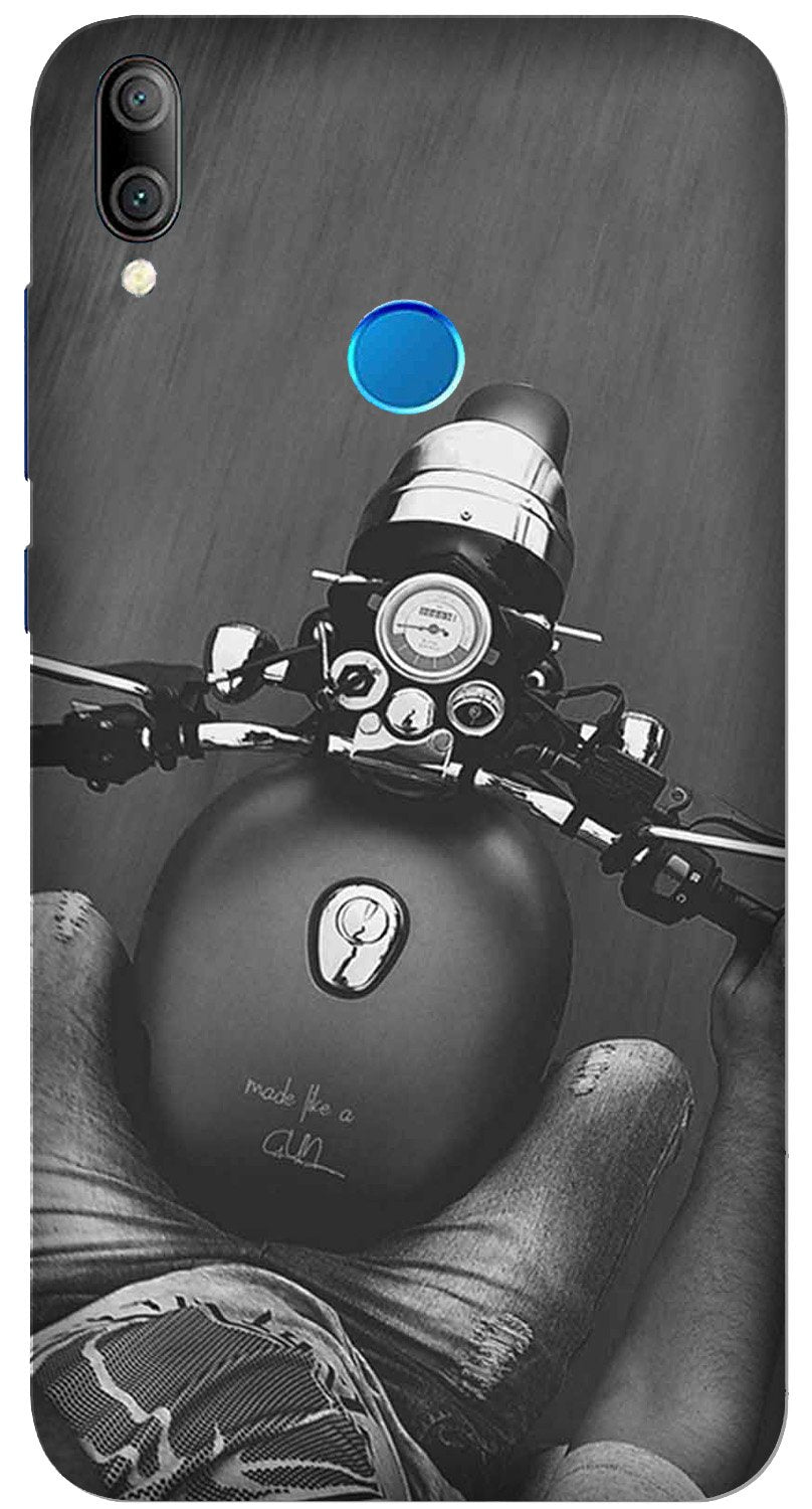 Royal Enfield Mobile Back Case for Realme 3 Pro  (Design - 382)