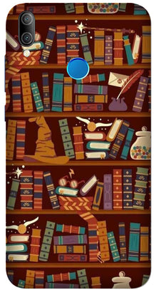 Book Shelf Mobile Back Case for Realme 3i  (Design - 390)