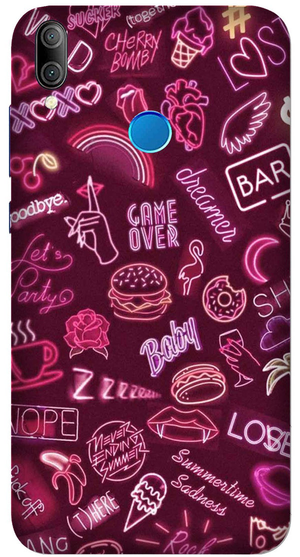 Party Theme Mobile Back Case for Realme 3 Pro  (Design - 392)