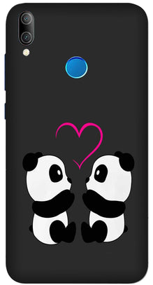 Panda Love Mobile Back Case for Xiaomi Redmi Y3  (Design - 398)