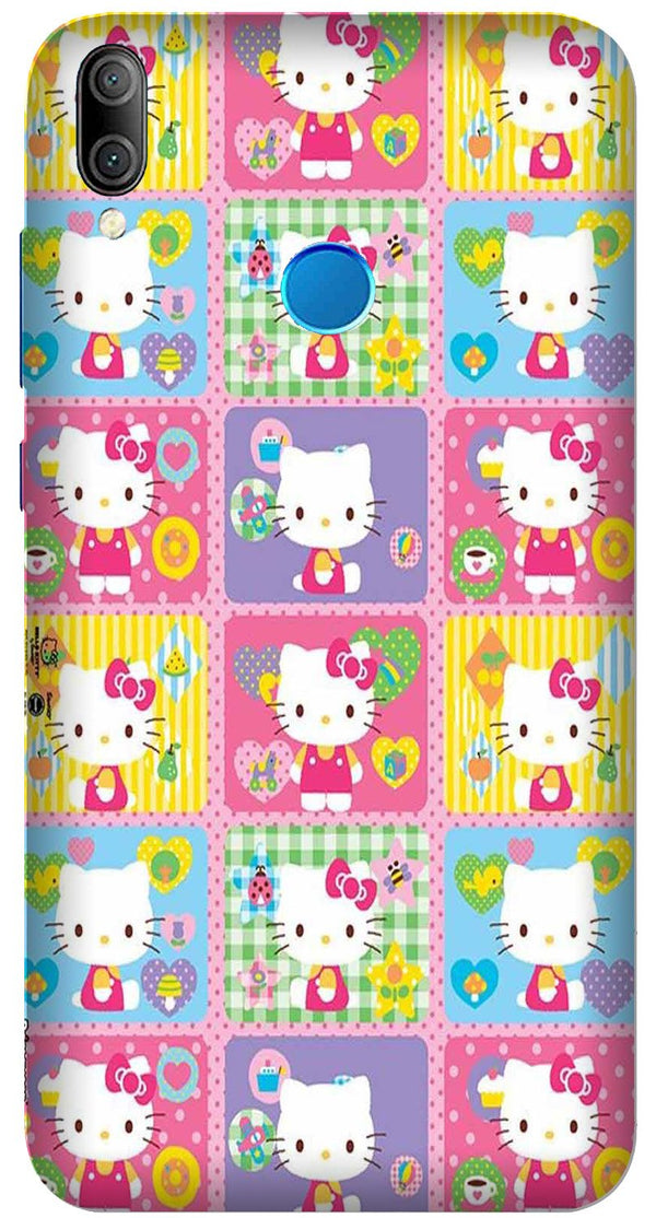 Kitty Mobile Back Case for Realme 3i  (Design - 400)