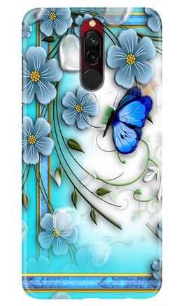 Blue Butterfly Case for Xiaomi Redmi 8
