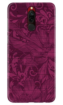 Purple Backround Mobile Back Case for Xiaomi Redmi 8 (Design - 22)