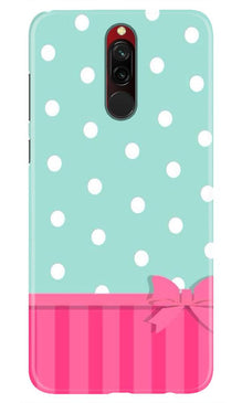 Gift Wrap Mobile Back Case for Xiaomi Redmi 8 (Design - 30)