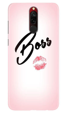 Boss Mobile Back Case for Xiaomi Redmi 8 (Design - 59)