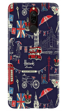 Love London Mobile Back Case for Xiaomi Redmi 8 (Design - 75)