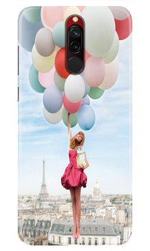 Girl with Baloon Mobile Back Case for Xiaomi Redmi 8 (Design - 84)