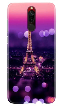 Eiffel Tower Mobile Back Case for Xiaomi Redmi 8 (Design - 86)
