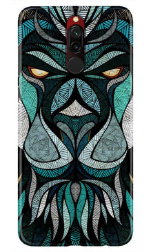 Lion Mobile Back Case for Xiaomi Redmi 8 (Design - 97)