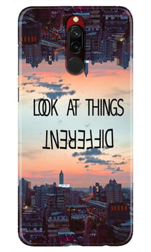 Look at things different Mobile Back Case for Xiaomi Redmi 8 (Design - 99)