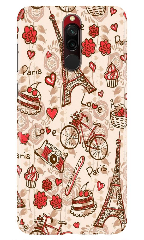 Love Paris Case for Xiaomi Redmi 8  (Design - 103)