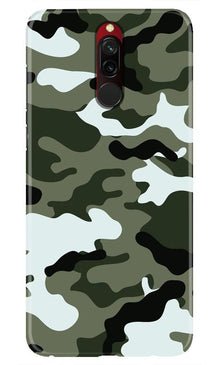 Army Camouflage Mobile Back Case for Xiaomi Redmi 8  (Design - 108)