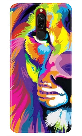 Colorful Lion Case for Xiaomi Redmi 8(Design - 110)