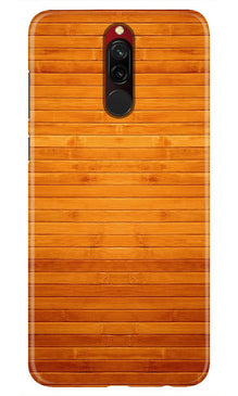 Wooden Look Mobile Back Case for Xiaomi Redmi 8  (Design - 111)