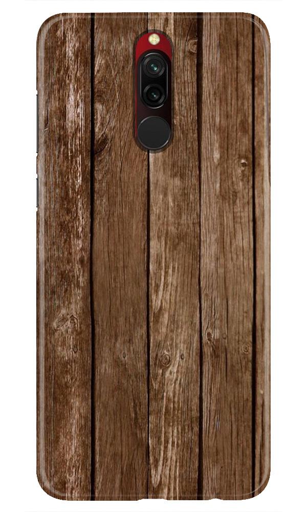 Wooden Look Case for Xiaomi Redmi 8  (Design - 112)