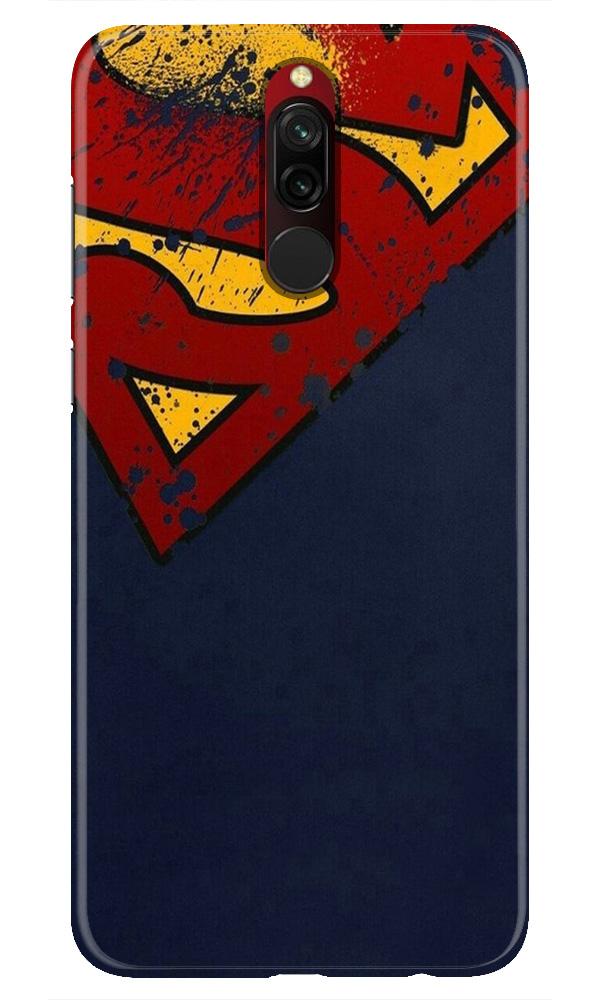 Superman Superhero Case for Xiaomi Redmi 8  (Design - 125)