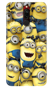 Minions Mobile Back Case for Xiaomi Redmi 8  (Design - 127)