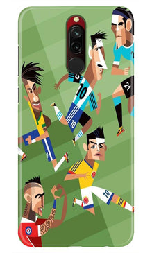 Football Mobile Back Case for Xiaomi Redmi 8  (Design - 166)