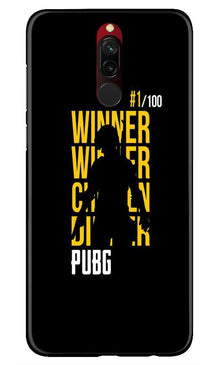Pubg Winner Winner Mobile Back Case for Xiaomi Redmi 8  (Design - 177)