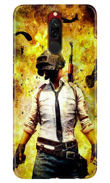 Pubg Mobile Back Case for Xiaomi Redmi 8  (Design - 180)