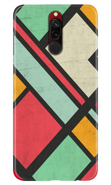 Boxes Mobile Back Case for Xiaomi Redmi 8 (Design - 187)