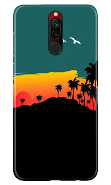 Sky Trees Mobile Back Case for Xiaomi Redmi 8 (Design - 191)