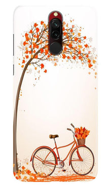 Bicycle Mobile Back Case for Xiaomi Redmi 8 (Design - 192)