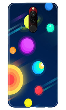 Solar Planet Mobile Back Case for Xiaomi Redmi 8 (Design - 197)