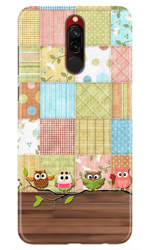 Owls Mobile Back Case for Xiaomi Redmi 8 (Design - 202)
