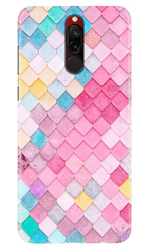 Pink Pattern Case for Xiaomi Redmi 8 (Design No. 215)