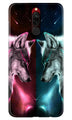 Wolf fight Case for Xiaomi Redmi 8 (Design No. 221)