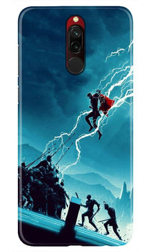 Thor Avengers Mobile Back Case for Xiaomi Redmi 8 (Design - 243)