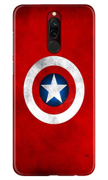 Captain America Mobile Back Case for Xiaomi Redmi 8 (Design - 249)
